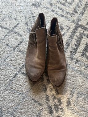 Born Brown Suede Ankle Boots